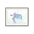 Picture of Sea Turtle I  _GroupedProduct_Rectangle_Landscape_Framed_Matted_