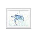 Picture of Sea Turtle I  _GroupedProduct_Rectangle_Landscape_Framed_Matted_