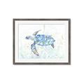 Picture of Sea Turtle I  _GroupedProduct_Rectangle_Landscape_Framed_Matted_