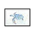 Picture of Sea Turtle I  _GroupedProduct_Rectangle_Landscape_Framed_Matted_