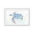 Picture of Sea Turtle I  _GroupedProduct_Rectangle_Landscape_Framed_Matted_