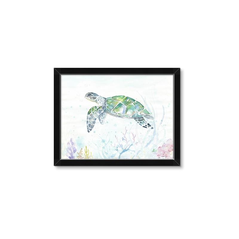Picture of Sea Turtle II  _GroupedProduct_Rectangle_Landscape_Framed_Matted_