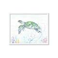 Picture of Sea Turtle II  _GroupedProduct_Rectangle_Landscape_Framed_Matted_