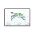 Picture of Sea Turtle II  _GroupedProduct_Rectangle_Landscape_Framed_Matted_