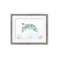 Picture of Sea Turtle II  _GroupedProduct_Rectangle_Landscape_Framed_Matted_
