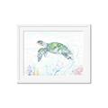 Picture of Sea Turtle II  _GroupedProduct_Rectangle_Landscape_Framed_Matted_