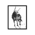 Picture of Black Cariboo _GroupedProduct_Rectangle_Portrait_Framed_Matted_