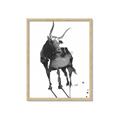 Picture of Black Cariboo _GroupedProduct_Rectangle_Portrait_Framed_Matted_