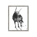 Picture of Black Cariboo _GroupedProduct_Rectangle_Portrait_Framed_Matted_