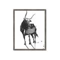 Picture of Black Cariboo _GroupedProduct_Rectangle_Portrait_Framed_Matted_