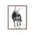 Picture of Black Cariboo _GroupedProduct_Rectangle_Portrait_Framed_Matted_