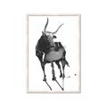Picture of Black Cariboo _GroupedProduct_Rectangle_Portrait_Framed_Matted_