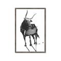 Picture of Black Cariboo _GroupedProduct_Rectangle_Portrait_Framed_Matted_