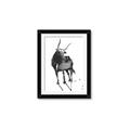 Picture of Black Cariboo _GroupedProduct_Rectangle_Portrait_Framed_Matted_