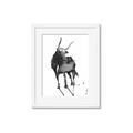 Picture of Black Cariboo _GroupedProduct_Rectangle_Portrait_Framed_Matted_