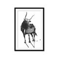 Picture of Black Cariboo _GroupedProduct_Rectangle_Portrait_Framed_Matted_