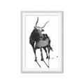 Picture of Black Cariboo _GroupedProduct_Rectangle_Portrait_Framed_Matted_