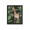 Picture of Giraffe In The Jungle _GroupedProduct_Rectangle_Portrait_Framed_Matted_