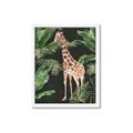Picture of Giraffe In The Jungle _GroupedProduct_Rectangle_Portrait_Framed_Matted_