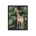Picture of Giraffe In The Jungle _GroupedProduct_Rectangle_Portrait_Framed_Matted_