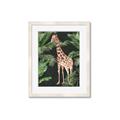 Picture of Giraffe In The Jungle _GroupedProduct_Rectangle_Portrait_Framed_Matted_