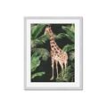 Picture of Giraffe In The Jungle _GroupedProduct_Rectangle_Portrait_Framed_Matted_