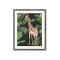 Picture of Giraffe In The Jungle _GroupedProduct_Rectangle_Portrait_Framed_Matted_