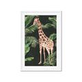 Picture of Giraffe In The Jungle _GroupedProduct_Rectangle_Portrait_Framed_Matted_