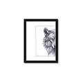 Picture of Half Face _GroupedProduct_Rectangle_Portrait_Framed_Matted_