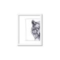 Picture of Half Face _GroupedProduct_Rectangle_Portrait_Framed_Matted_