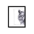 Picture of Half Face _GroupedProduct_Rectangle_Portrait_Framed_Matted_