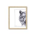 Picture of Half Face _GroupedProduct_Rectangle_Portrait_Framed_Matted_