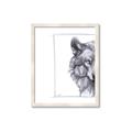 Picture of Half Face _GroupedProduct_Rectangle_Portrait_Framed_Matted_