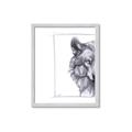 Picture of Half Face _GroupedProduct_Rectangle_Portrait_Framed_Matted_