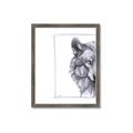 Picture of Half Face _GroupedProduct_Rectangle_Portrait_Framed_Matted_