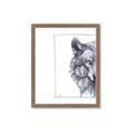 Picture of Half Face _GroupedProduct_Rectangle_Portrait_Framed_Matted_
