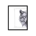 Picture of Half Face _GroupedProduct_Rectangle_Portrait_Framed_Matted_