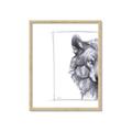 Picture of Half Face _GroupedProduct_Rectangle_Portrait_Framed_Matted_