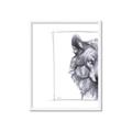 Picture of Half Face _GroupedProduct_Rectangle_Portrait_Framed_Matted_