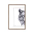 Picture of Half Face _GroupedProduct_Rectangle_Portrait_Framed_Matted_