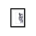 Picture of Half Face _GroupedProduct_Rectangle_Portrait_Framed_Matted_