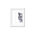 Picture of Half Face _GroupedProduct_Rectangle_Portrait_Framed_Matted_