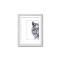 Picture of Half Face _GroupedProduct_Rectangle_Portrait_Framed_Matted_
