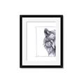 Picture of Half Face _GroupedProduct_Rectangle_Portrait_Framed_Matted_