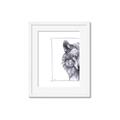 Picture of Half Face _GroupedProduct_Rectangle_Portrait_Framed_Matted_