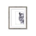 Picture of Half Face _GroupedProduct_Rectangle_Portrait_Framed_Matted_