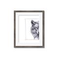 Picture of Half Face _GroupedProduct_Rectangle_Portrait_Framed_Matted_