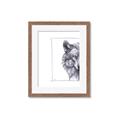 Picture of Half Face _GroupedProduct_Rectangle_Portrait_Framed_Matted_