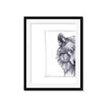 Picture of Half Face _GroupedProduct_Rectangle_Portrait_Framed_Matted_