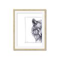 Picture of Half Face _GroupedProduct_Rectangle_Portrait_Framed_Matted_